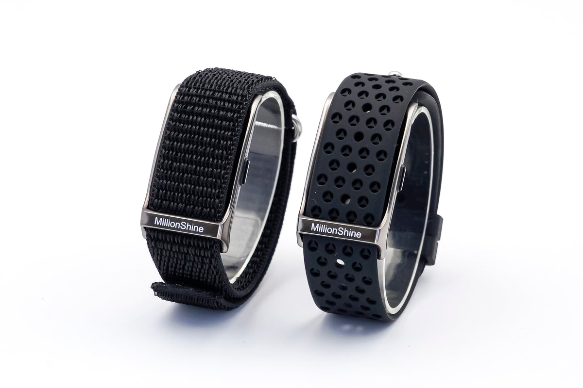 Schermloze Slimme Armband met Nylon en Siliconen - Activity Tracker - Sport Tracker - Stappenteller - Slaapmonitor - 127 Sportmodi