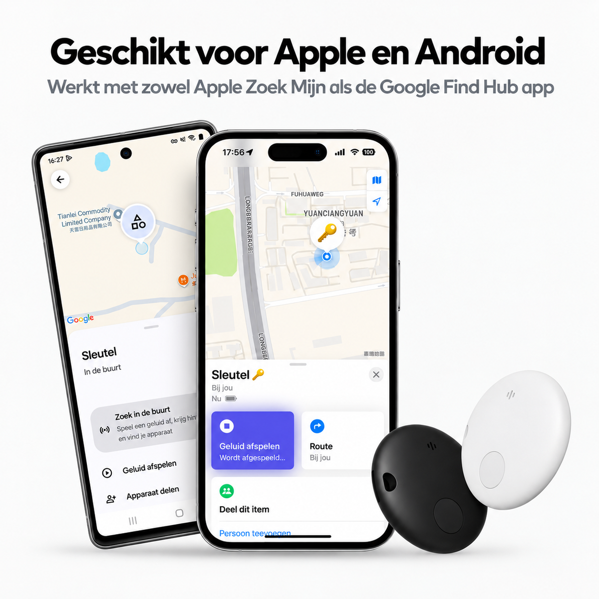 GPS Tracker voor Apple & Android Locatietracker Waterbestendig Met magneet